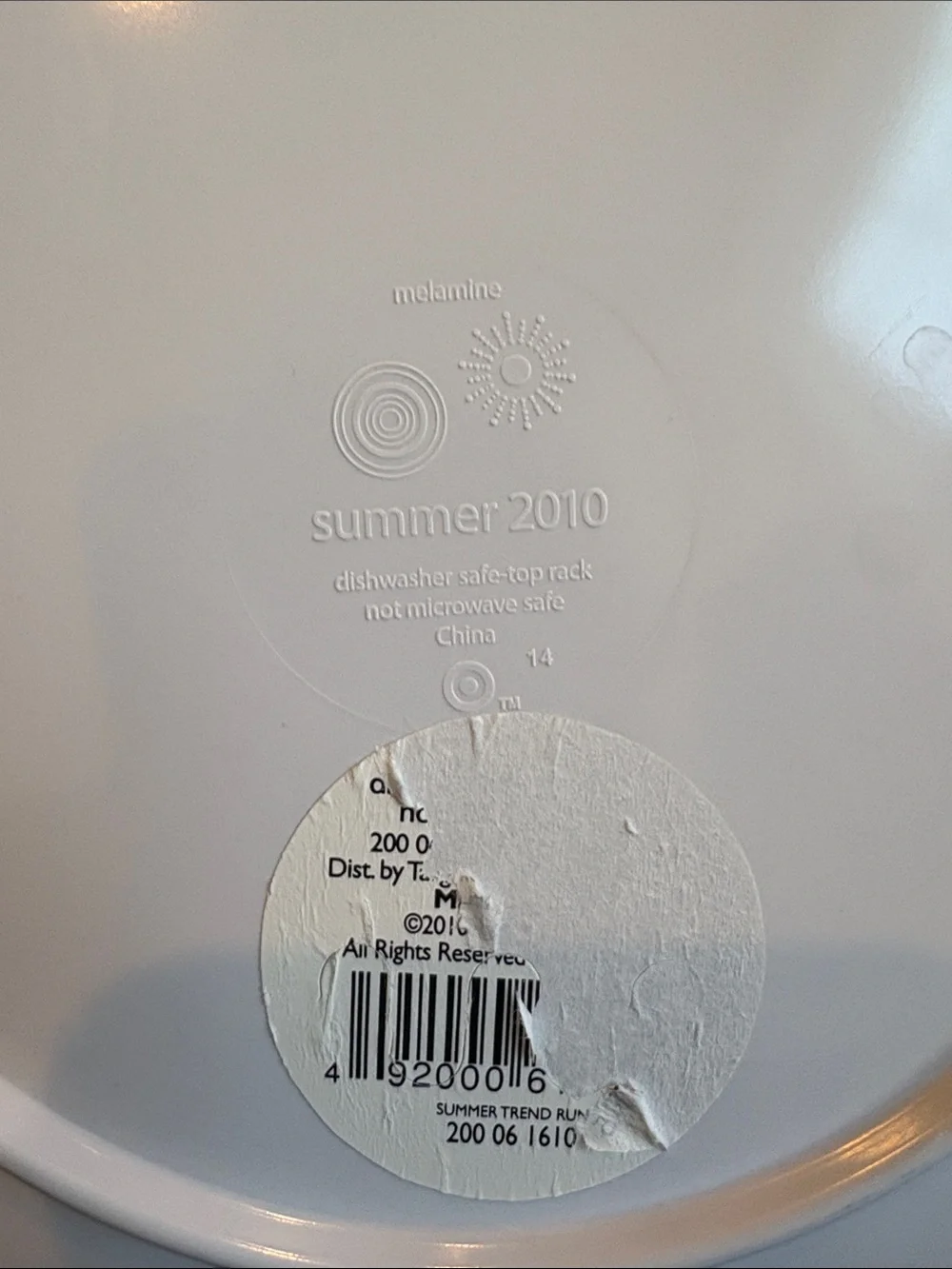 Melamine Target Home Sumner Floral 8.5” Lunch Plates & 8 Cotton Napkins Set of 8